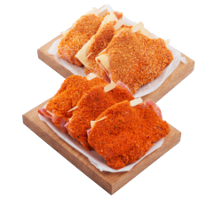 Ambachtelijke of Italiaanse cordon bleu